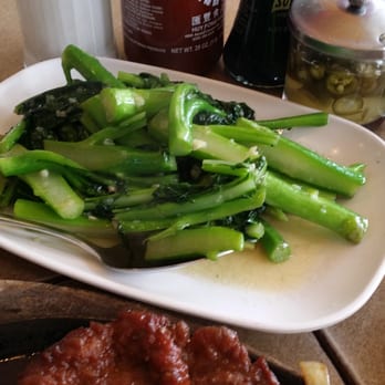 Sinh Sinh - Garlic sated Cai Lan (Chinese broccoli) - Chinese Near Me - Houston, Texas Sinh Sinh - Garlic sated Cai Lan (Chinese broccoli) - Chinese Near Me - Houston, Texas