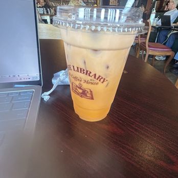The Library - Thai Iced Tea - Coffee & Tea Near Me - Long Beach, California