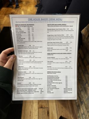 Menu photo 8 One House Bakery Benicia, CA