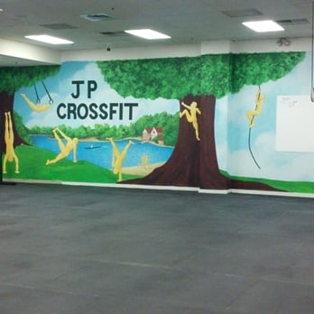 JP CrossFit - Mural by Jamaica Plain local and JPCF member, Helen McCarthy - Interval Training Gyms Near Me - Jamaica Plain, Massachusetts