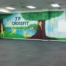 JP CrossFit - Mural by Jamaica Plain local and JPCF member, Helen McCarthy