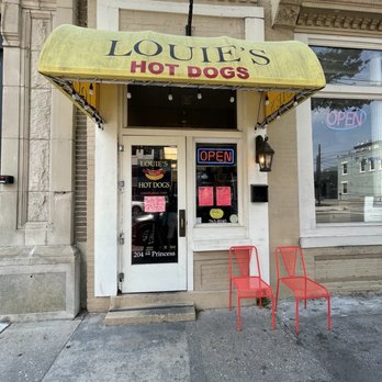 Louie's Hot Dogs - the front of the restaurant - Hot Dogs Near Me - Wilmington, North Carolina Louie's Hot Dogs - the front of the restaurant - Hot Dogs Near Me - Wilmington, North Carolina