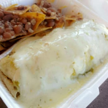 El Rancherito - A must have, Burrito Mojado ! - Mexican Near Me - Van Nuys, California