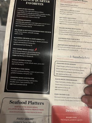 Menu photo 4 Chartres House New Orleans, LA
