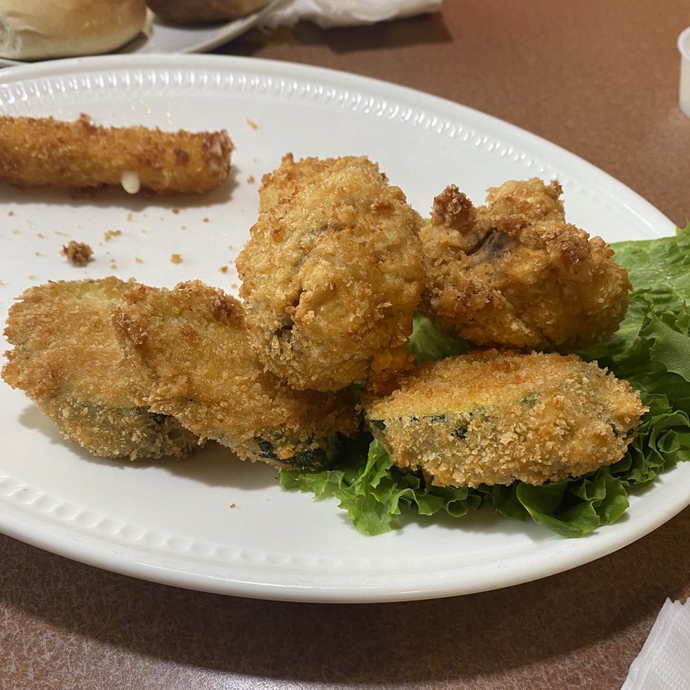 Y'alls Steakhouse - What was left of the appetizer sampler - Steakhouses Near Me - Alamogordo, New Mexico