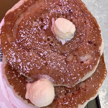 Breakfast Republic - Cinnamon Pancakes without walnuts. - Breakfast & Brunch Near Me - Costa Mesa, California