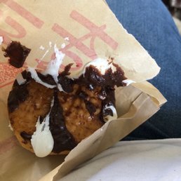 No frosting because it all came off on the bag !!! No frosting because it all came off on the bag !!!
