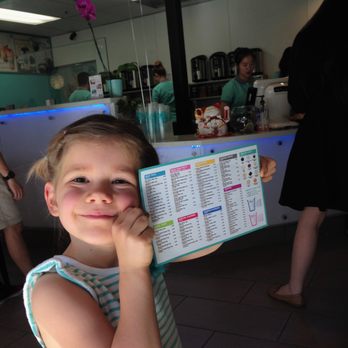 T4 Davis - Showing off the extensive, yummy menu at T4 in Davis. - Bubble Tea Near Me - Davis, California