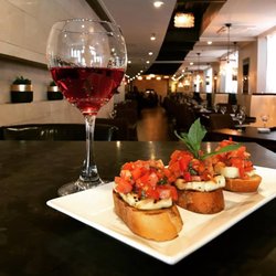 Mazi - Happy hour drinks and food specials for everyone 3-7pm!  #mazidc #washingtondc #dcfood #happyhour #dchappyhour #winelover #bruschetta