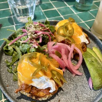 Citizen All Day - Restaurant, Cafe & Deli - pork benedict - Australian Near Me - Austin, Texas
