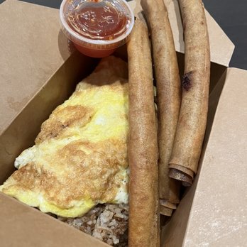 Aldas Kitchen and Bakery - Adobo Omelet Fried Rice - Filipino Near Me - Pittsburg, California Aldas Kitchen and Bakery - Adobo Omelet Fried Rice - Filipino Near Me - Pittsburg, California