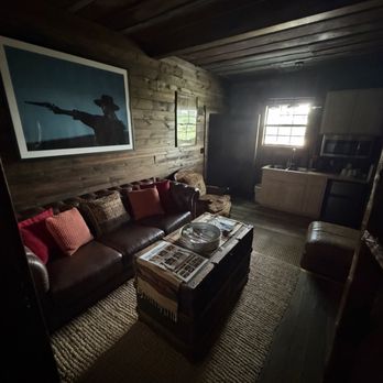 Bankersmith - Living area 1 of 2 with a sink and mini fridge too - Dive Bars Near Me - Fredericksburg, Texas