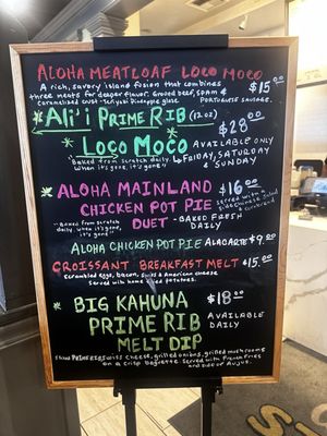 Menu photo 1 Aloha Stacks Whittier, CA