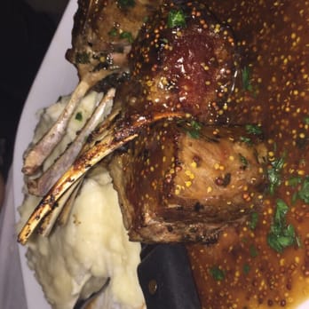 Trattoria Amici - Lamb chops in a mustard au jus - Italian Near Me - Glendale, California Trattoria Amici - Lamb chops in a mustard au jus - Italian Near Me - Glendale, California