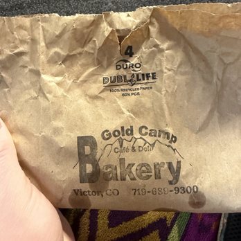 Gold Camp Bakery - No photo of the pastry because I inhaled it - Bakeries Near Me - Victor, Colorado