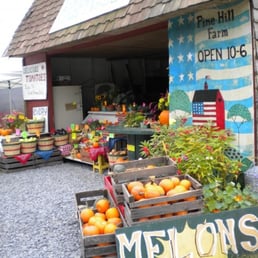a display of fruit and vegetables