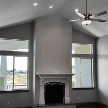 House Draft Studio - The Great Room is just behind the staircase and serves as the heart of the house. The 12'+ vaulted ceilings and large windows... - Architects Near Me
