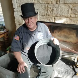 Canterbury Chimney Sweeps - Look at all that soot!!
