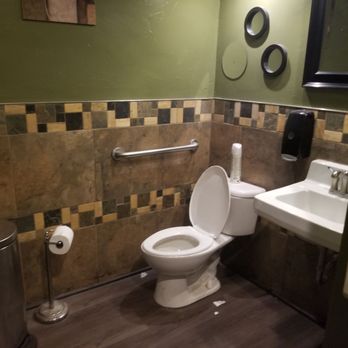 Buttered Bunns Cafe - Ladies room - diaper station in ladies only - American Near Me - Miami, Oklahoma