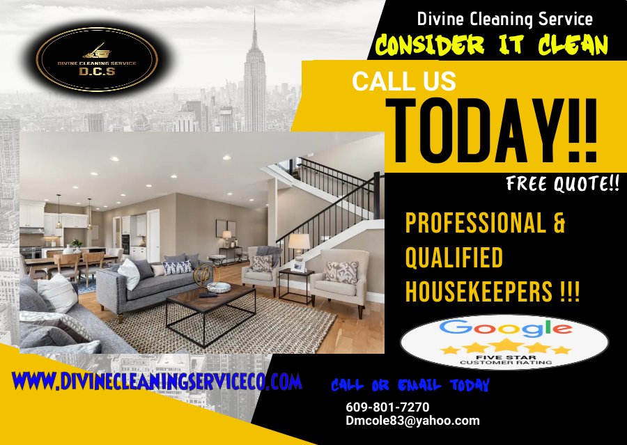 DIVINE CLEANING SERVICE Updated August 2024 16 W Front St, Trenton