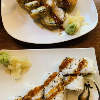 Haru Sushi - Monster roll and eel roll, both pretty good. - Asian Fusion Near Me - Columbus, Georgia