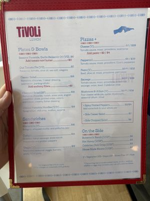 Menu photo 4 Tivoli Seattle, WA