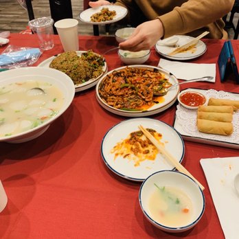 Tian Fu - Beef tendon soup, shichuan shredded pork, pork fried rice, egg rolls - Chinese Near Me - Seattle, Washington Tian Fu - Beef tendon soup, shichuan shredded pork, pork fried rice, egg rolls - Chinese Near Me - Seattle, Washington