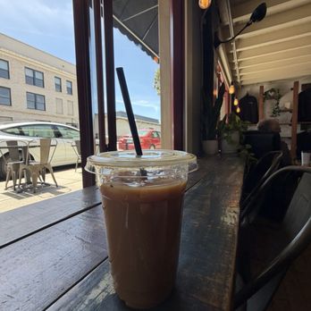 Amstrdm Coffee House - Iced oat milk latte with honey and a triple shot. - Coffee & Tea Near Me - Paso Robles, California Amstrdm Coffee House - Iced oat milk latte with honey and a triple shot. - Coffee & Tea Near Me - Paso Robles, California