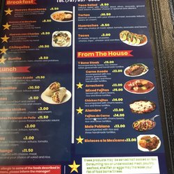 Taqueria Bar el Coronita - Menu pictures
