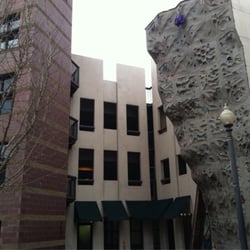 Wall Street Garage - Wall street garage and has climbing wall next to it!