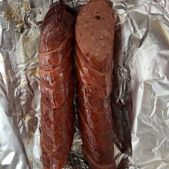 CorkScrew BBQ - Garlic sausage (1/2 lb) - Barbeque Near Me - Spring, Texas