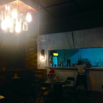 Burrito Amor - Inside view, nice light fixtures. - Bars Near Me - Tulum, ROO