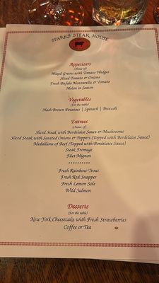 Menu photo 5 Sparks Steak House New York, NY Menu photo 5 Sparks Steak House New York, NY