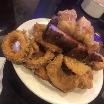 Kioku Supreme Buffet - Calamari rings with pork spare ribs and coconut chicken. Fried fish as well. - Buffets Near Me - Conroe, Texas Kioku Supreme Buffet - Calamari rings with pork spare ribs and coconut chicken. Fried fish as well. - Buffets Near Me - Conroe, Texas