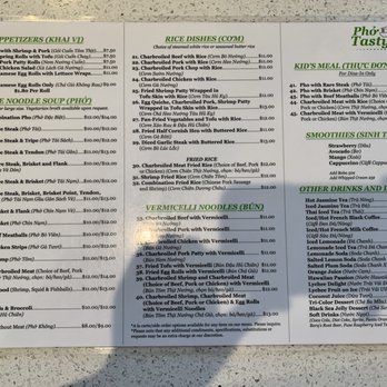 Pho Tasty - Menu as of October 2022 - Vietnamese Near Me - Artesia, California Pho Tasty - Menu as of October 2022 - Vietnamese Near Me - Artesia, California