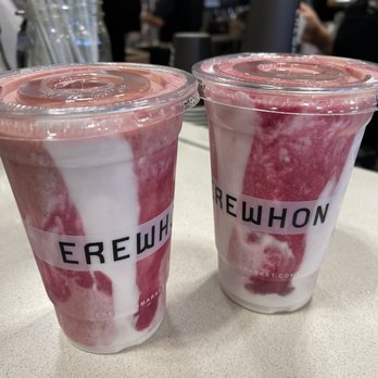 Erewhon - Hailey Bieber Strawberry Skin smoothie - Grocery Near Me - Los Angeles, California