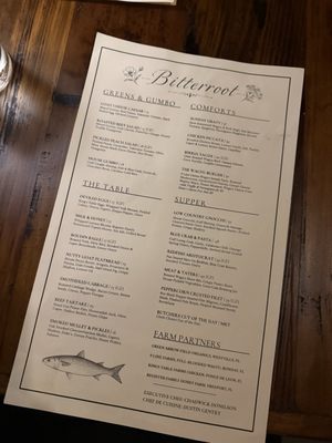 Menu photo 1 Bitterroot Destin, FL