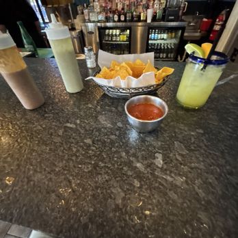 Taqueria Jalisco - Skinny margarita, chips, and salsa - Mexican Near Me - San Angelo, Texas