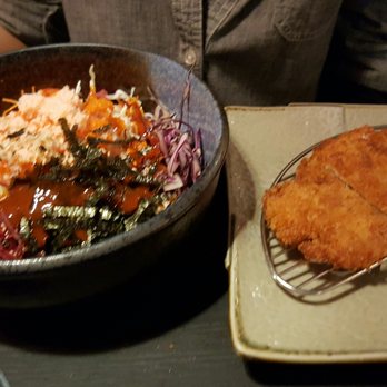 Miso - Chicken Katsu and hwa dup bap (raw fish rice) set - Japanese Near Me - Annandale, Virginia Miso - Chicken Katsu and hwa dup bap (raw fish rice) set - Japanese Near Me - Annandale, Virginia