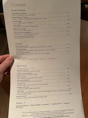 Menu photo 2 New South Kitchen & Bar Charlotte, NC