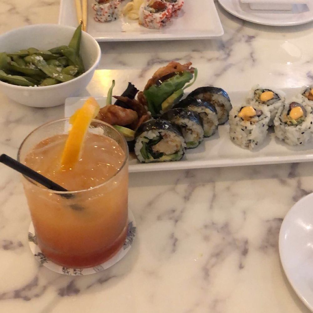 Chihiro Sushi & Bar - Firecracker roll, spider roll, spicy yellowtail. Edamame and a mai tai! - Sushi Bars Near Me - Euless, Texas
