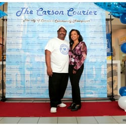 The Carson Courier - Me and my friend Raunda Jones at the carson courier relaunch celebration