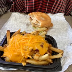 Wendy's - Chicken bacon ranch with cheese fries