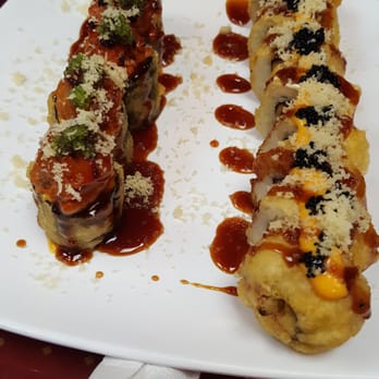 Yi Sushi Bistro - Christmas tree and devil's tower roll. - Japanese Near Me - Midvale, Utah Yi Sushi Bistro - Christmas tree and devil's tower roll. - Japanese Near Me - Midvale, Utah