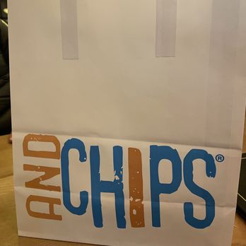 The Golden Hind - The restaurant serves a huge portion so they have such a nice to go bag.;)) - Fish & Chips Near Me - London, XGL