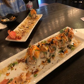 Go Sushi - One piece left of the Candy Roll and the Ultimate Dragon roll, both are delicious!!! - Sushi Bars Near Me - Flagstaff, Arizona Go Sushi - One piece left of the Candy Roll and the Ultimate Dragon roll, both are delicious!!! - Sushi Bars Near Me - Flagstaff, Arizona