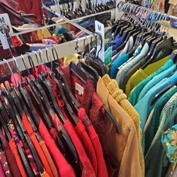 Lifes Treasures Thrift Store - The boutique section is organized by size and color!