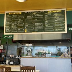 Falafel Of Santa Cruz - Menu