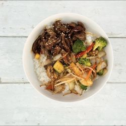 Samurai Teppan Steak And Sushi - Teriyaki Chicken Bowl