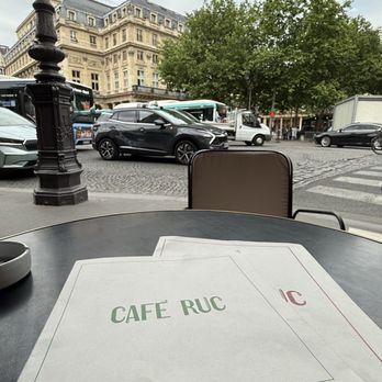 Café Ruc - Outdoor seating with a view of Avenue De L'Opéra - French Near Me - Paris, 75 Café Ruc - Outdoor seating with a view of Avenue De L'Opéra - French Near Me - Paris, 75